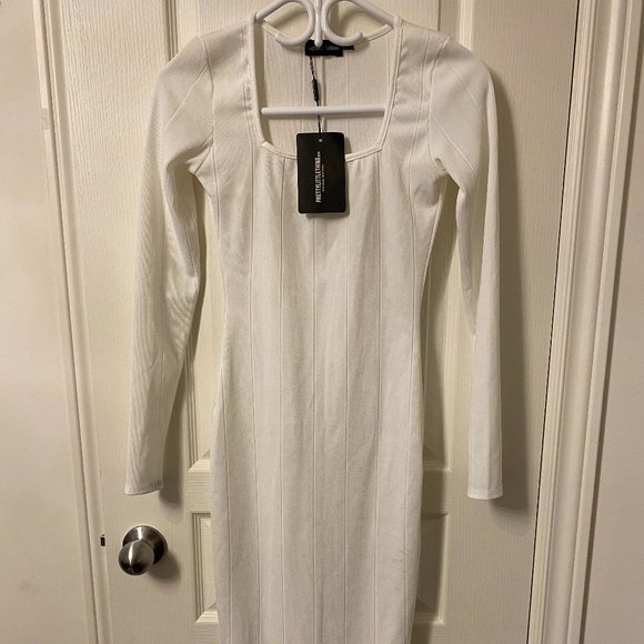 Long Sleeve Midi Bodycon Dress - Picture 1 of 3